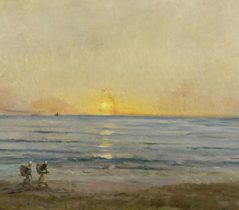 Daubigny's 'Sunset Near Villerville'