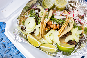 Tacos from Taqueria Nogal - Photo: Hailey Bollinger