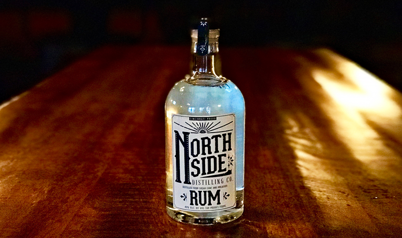 Northside Distilling's rum, twice distilled from blackstrap molasses and brown sugar, is the first and only rum made in downtown Cincinnati. - Photo: Provided