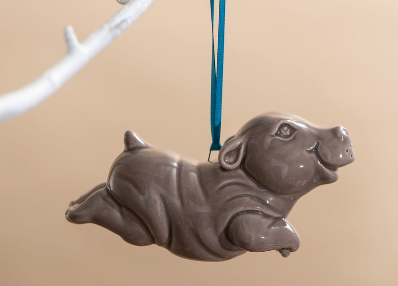 Frolicking Fiona ornament - Photo: Rookwood Pottery
