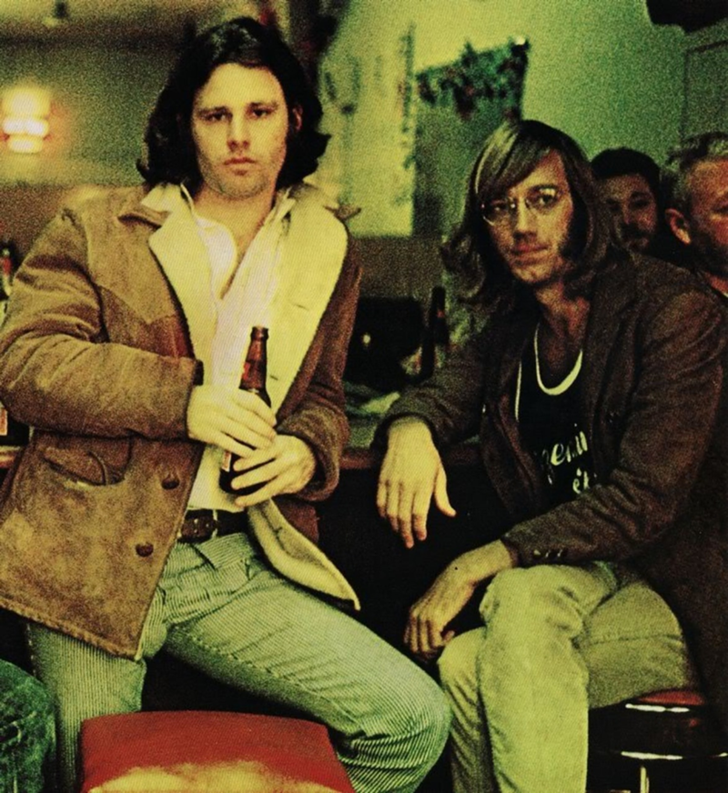 Jim Morrison with Ray Manzarek
