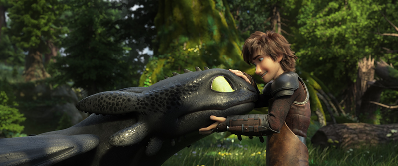 Toothless and Hiccup in "How to Train Your Dragon: The Hidden World." - Dreamworks Animation