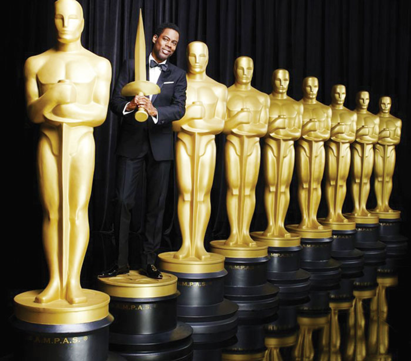 Chris Rock hosts the Oscars Sunday.