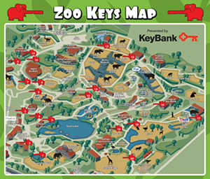 Zoo Keys Map - Photo: Provided by the Cincinnati Zoo