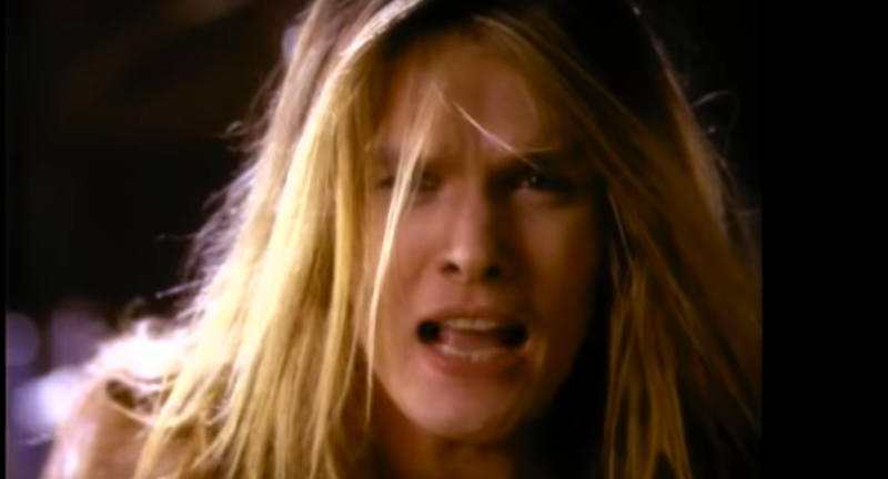 Sebastian Bach in Skid Row's "I Remember You" music video - Photo: YouTube