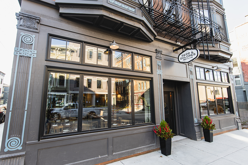 The exterior of Pepp & Dolores - PHOTO: HAILEY BOLLINGER