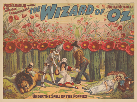 "The Wizard of Oz" 1904 color lithograph - PHOTO: FROM THE COLLECTION OF THE PUBLIC LIBRARY OF CINCINNATI AND HAMILTON COUNTY