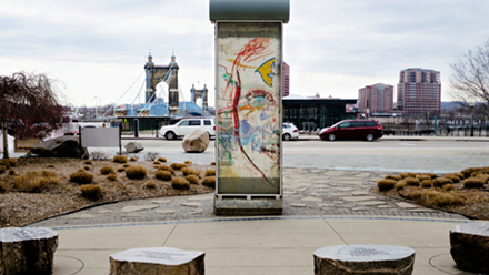 Best Bit of the Berlin Wall in Cincinnati