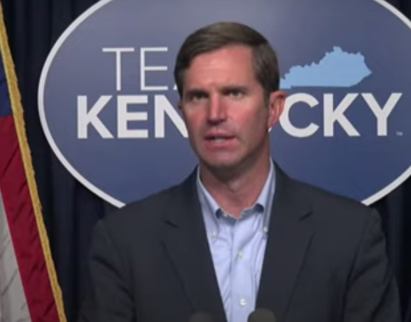 Kentucky Gov. Andy Beshear gives a COVID-19 briefing on Aug. 23, 2021. - Image: YouTube video still