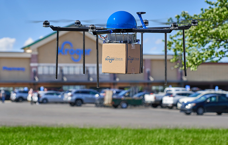 Kroger's drone could be coming to your backyard soon. - Photo: Kroger