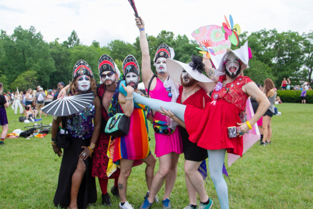 The Cincinnati Sisters at Pride. - Photo: Ty Wesselkamper