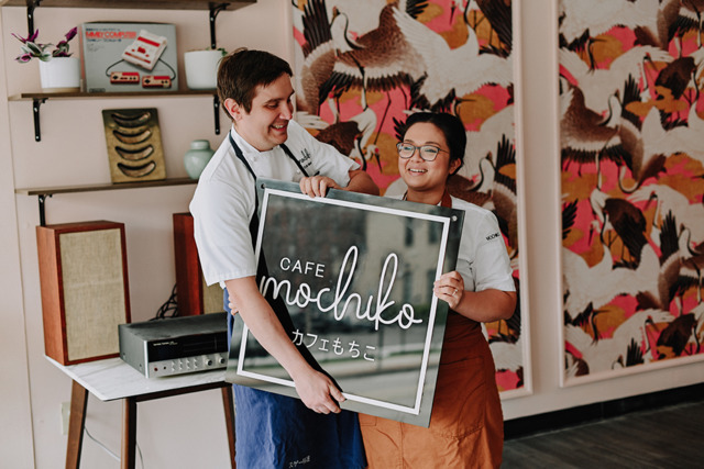 Cafe Mochiko owners Elaine Townsend (right) and Erik Bentz - PHOTO: FRANCISCO HUERTA