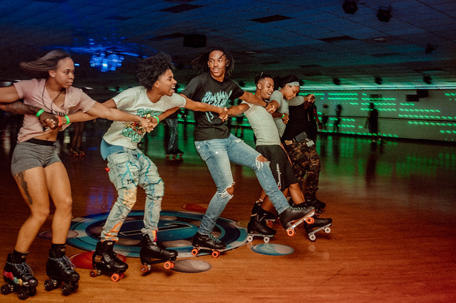 21+ skate night at The Place Cincy - Photo: Hailey Bollinger