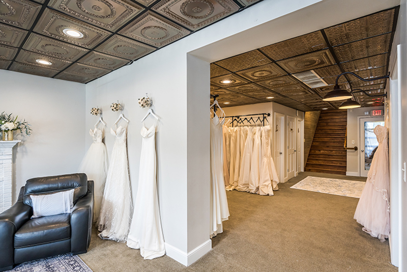 The showroom at the shop - Photo: Provided by Renee Grace Bridal