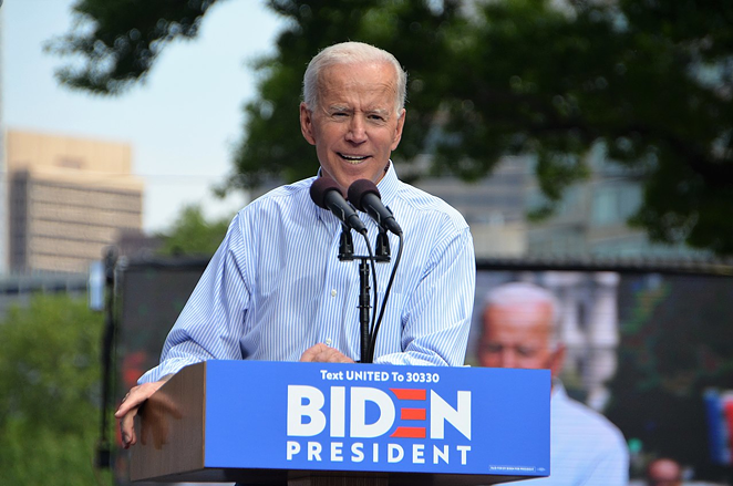 Joe Biden may want to get ice cream with you in Cincinnati. - Photo: Michael Stokes, Wikimedia Commons