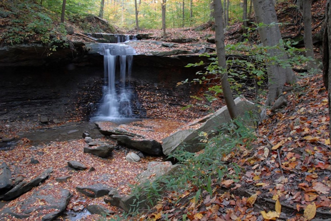 Blue Hen Falls in the Cuyahoga Valley National Park. - PHOTO: PROVIDED BY THE NATIONAL PARK SERVICE WEBSITE.