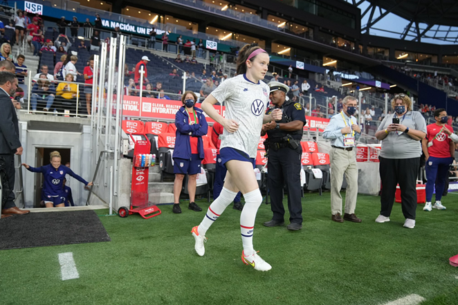 Rose Lavelle had an incredible night in front of a Cincinnati audience on Sept. 21, 2021. - PHOTO: TWITTER.COM/USWNT