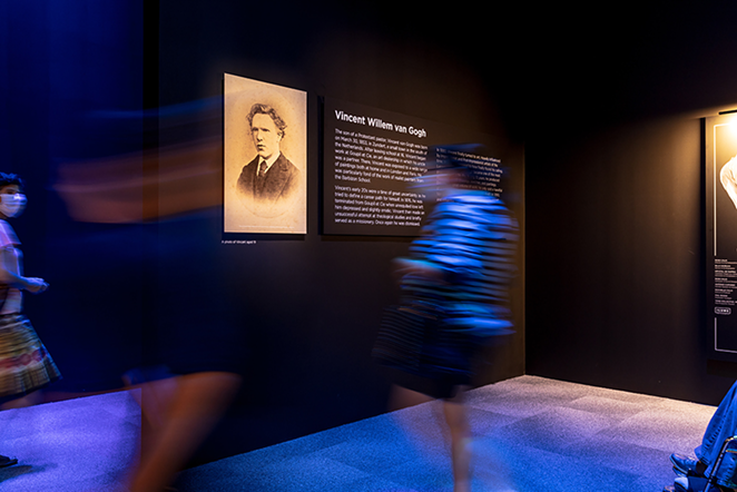 Although it does have a "wow-factor," the show at The Lume tells the story of van Gogh's life as well - Photo: Hailey Bollinger