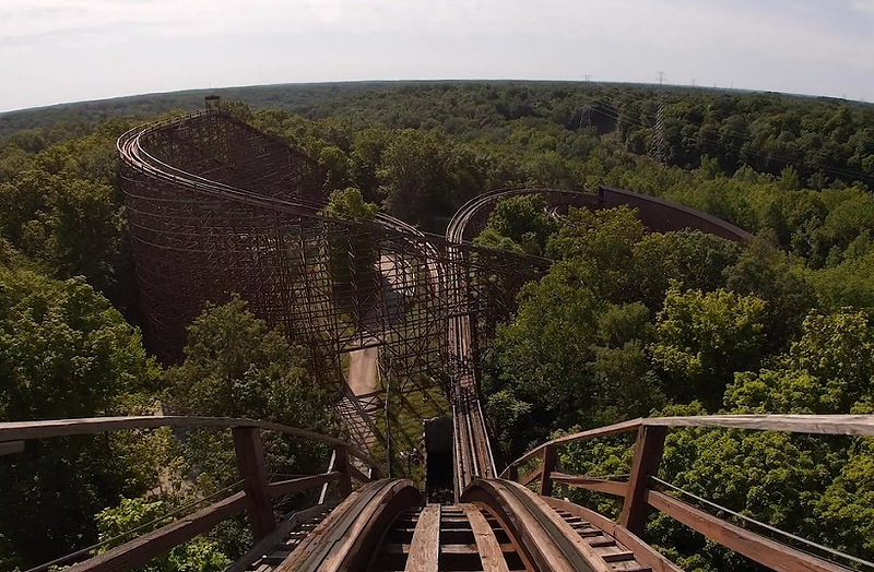The view from the top of The Beast at Kings Island in Mason near Cincinnati. - Photo: facebook.com/visitkingsisland