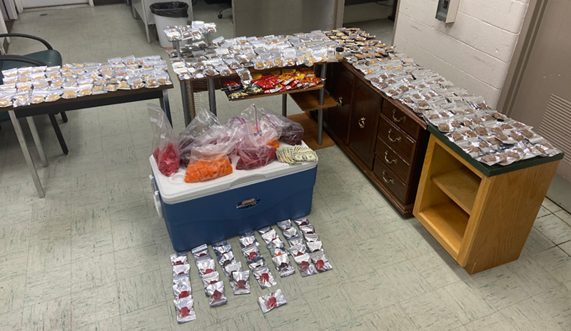 The drugs that the Edmonson County Sheriff's Office says it seized during the Redneck Rave. - Photo: Edmonson County Sheriff's Office