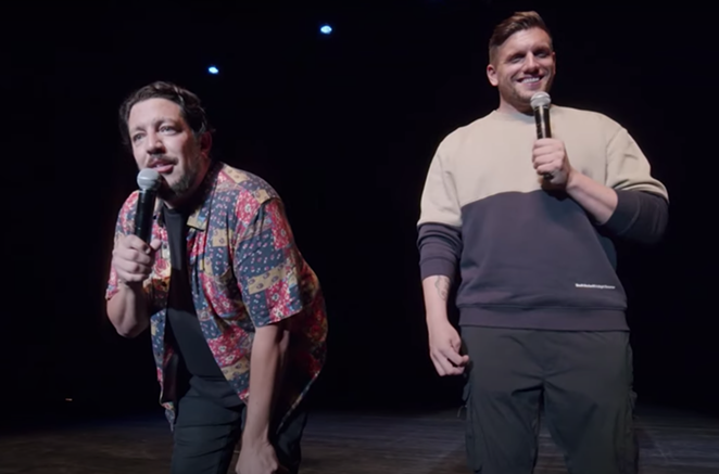 Sal Vulcano and Chris Distefano want to make Cincinnati laugh on New Year's Eve. - PHOTO: HEY, BABE! PODCAST