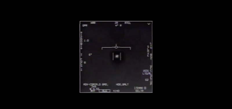 U.S. military videos of UFO captured by a U.S. navy F/A-18 Super Hornet present at the 2004 Nimitz incident off the coast of San Diego. - Photo: navair.navy.mil