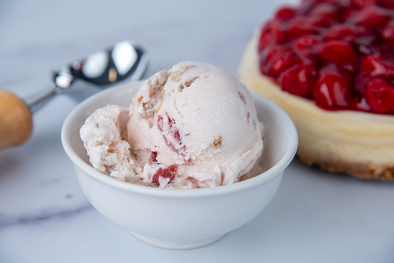 Cherry Cheesecake ice cream - Photo: Graeter's Ice Cream