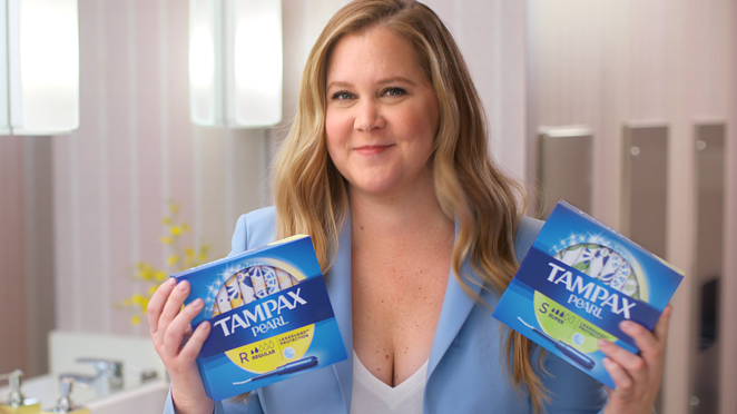Comedian Amy Schumer probably will not like the rising cost of Tampax. - Photo: Procter & Gamble