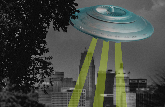 MUFON is trying to see if the truth is out there — from Cincinnati. - Photo illustration: Hailey Bollinger