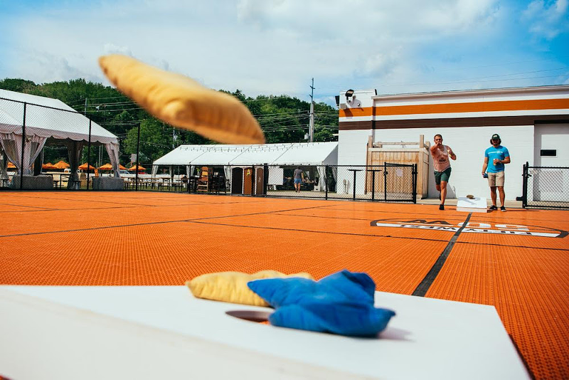 Cornhole is just one of the many activities available at Fifty West - Photo: Provided by Fifty West Brewing Co.