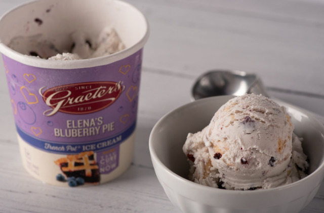 Elena's Blueberry Pie ice cream - Photo: Provided by Graeter's