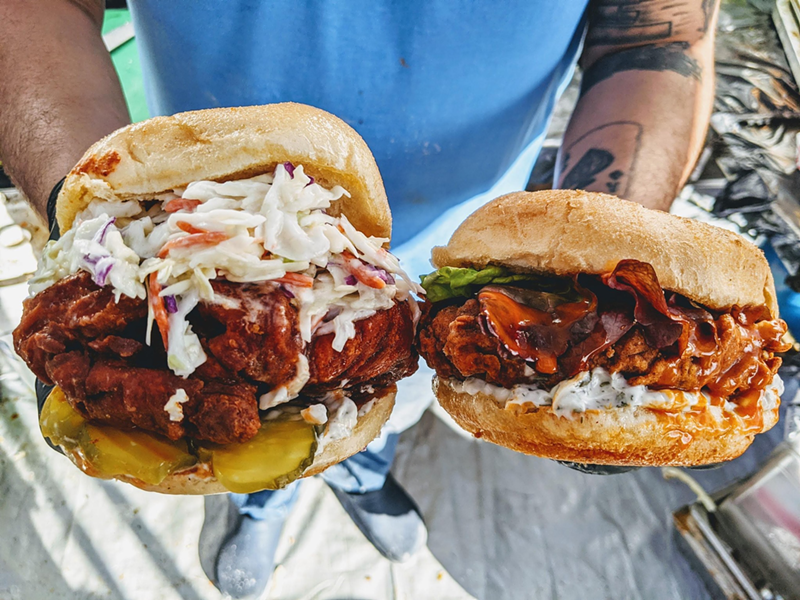 Chik'n sandwiches from Vulture Food - Photo: Vulture Food