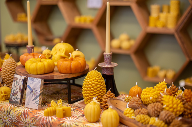 Beeswax candles from Bee Haven at Findlay Market. - Photo: Facebook.com/FindlayMarket