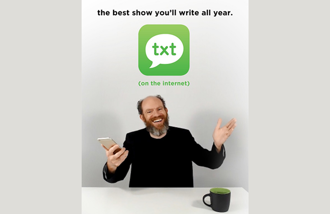 Poster for "#txtshow (on the internet)" - Photo: Provided by Cincy Fringe