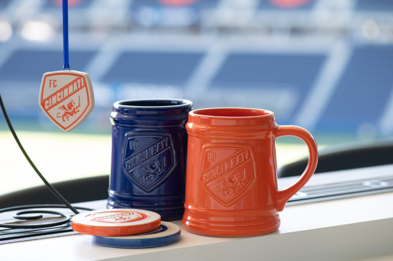 New FC Cincinnati-themed pottery pieces from Rookwood - Photo: Provided by Rookwood