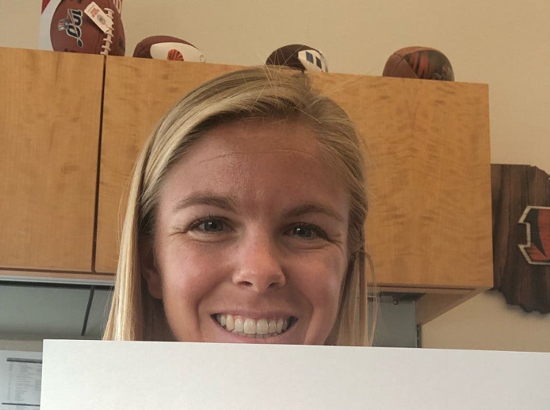 Elizabeth Blackburn, director of strategy and engagement for the Cincinnati Bengals, participates in a Reddit AMA on July 19, 2021. - Photo: reddit.com/r/bengals