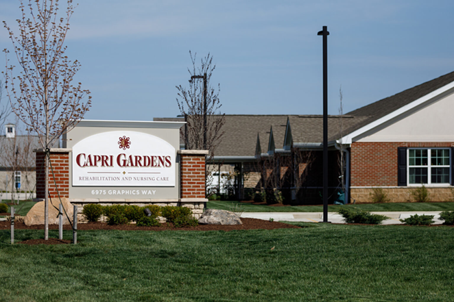 Capri Gardens Rehabilitation and Nursing Care in Lewis Center Ohio. Foundation Health Solutions owns the 80 bed skilled nursing facility. - PHOTO: GRAHAM STOKES