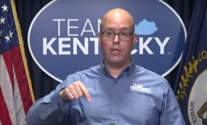 Dr. Steven Stack, commissioner for the Kentucky Department for Public Health, addresses media on Aug. 17, 2021. - Image: YouTube video still