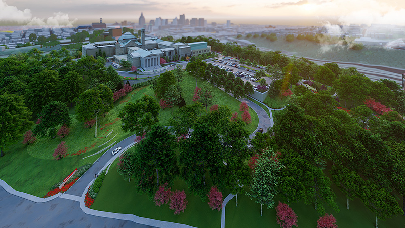 A rendering from Cincinnati Art Museum's "A New View" - Photo: Rendering by Human Nature