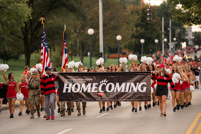 University of Cincinnati homecoming parade. - Photo: Facebook.com/uofcincinnati