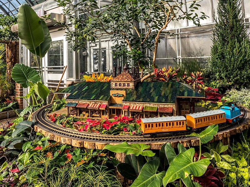 Trains and Traditions, a Cincinnati Holiday at the Krohn Conservatory - Photo: Catie Viox