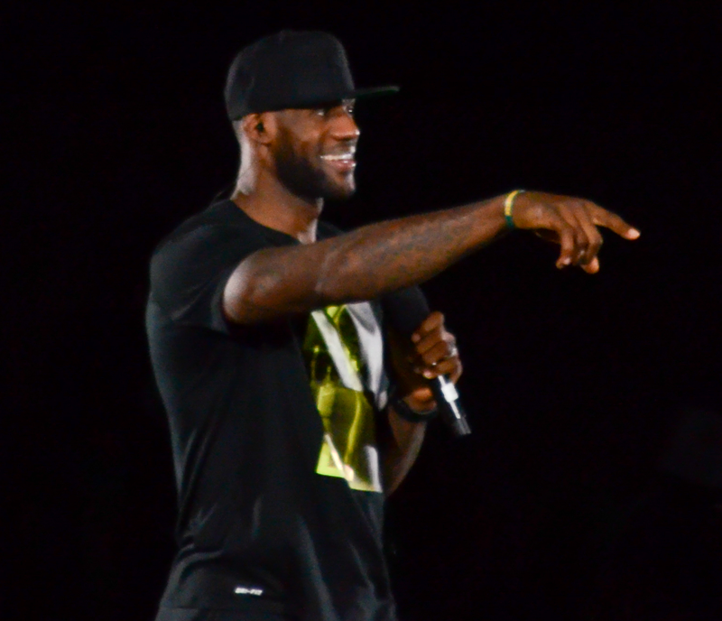 LeBron James is backing the only Ohio team going to the Super Bowl. - Photo: Erik Drost, Wikimedia Commons