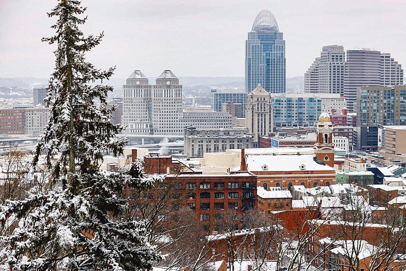 Cincinnati in the snow - PHOTO: HAILEY BOLLINGER