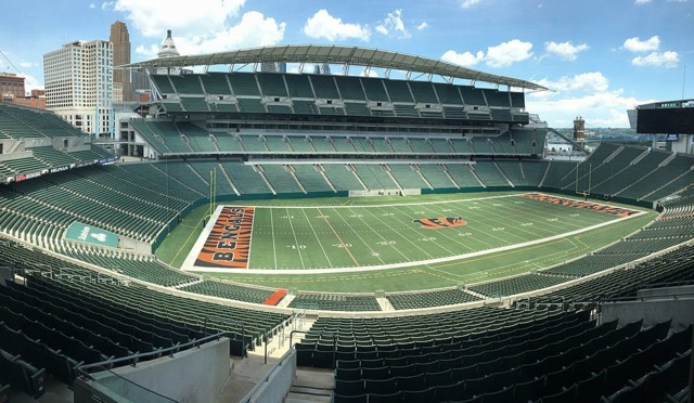 Paul Brown Stadium, home of the Cincinnati Bengals - PHOTO: JON RIDINGER, FLICKR CREATIVE COMMONS