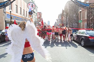 Cincinnatians far and wide will gather on Feb. 12 for Cupid’s Undie Run, a fundraising pants-less party in the streets. - PHOTO: PROVIDED BY CUPID'S UNDIE RUN