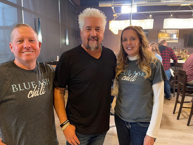 Guy Fieri and crew will be stopping by Blue Ash Chili on Wednesday, Feb. 23. - PHOTO: FACEBOOK.COM/BLUEASHCHILI