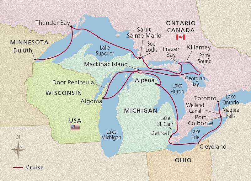 The Great Lakes cruise - Photo: Viking Cruises