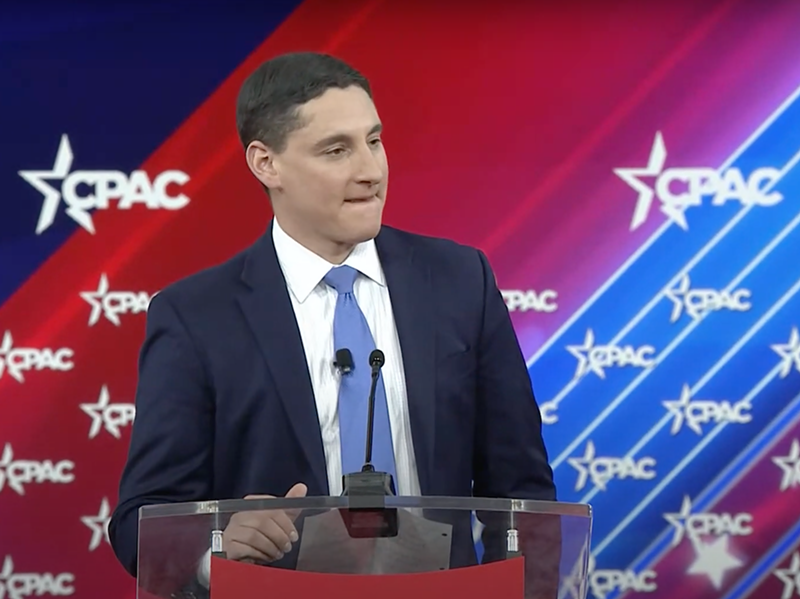 Josh Mandel speaks during the Conservative Political Action Committee conference on Feb. 25, 2022. - Photo: screen grab, CPAC YouTube channel