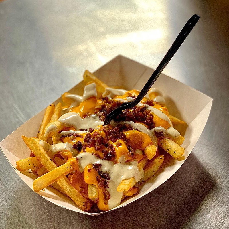 You’re Bacon Me Crazy from Just Frites - Photo: facebook.com/ListermannBrewing