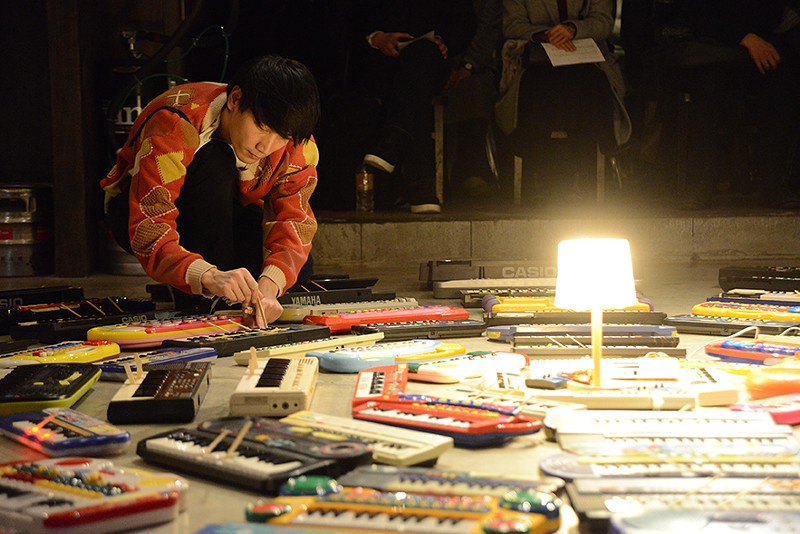 “100 Keyboards” from Japanese artist ASUNA - Photo: Ritsuko Sakata